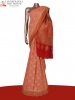 Pure Handloom Zari Butta Banarasi Crepe Silk Saree
